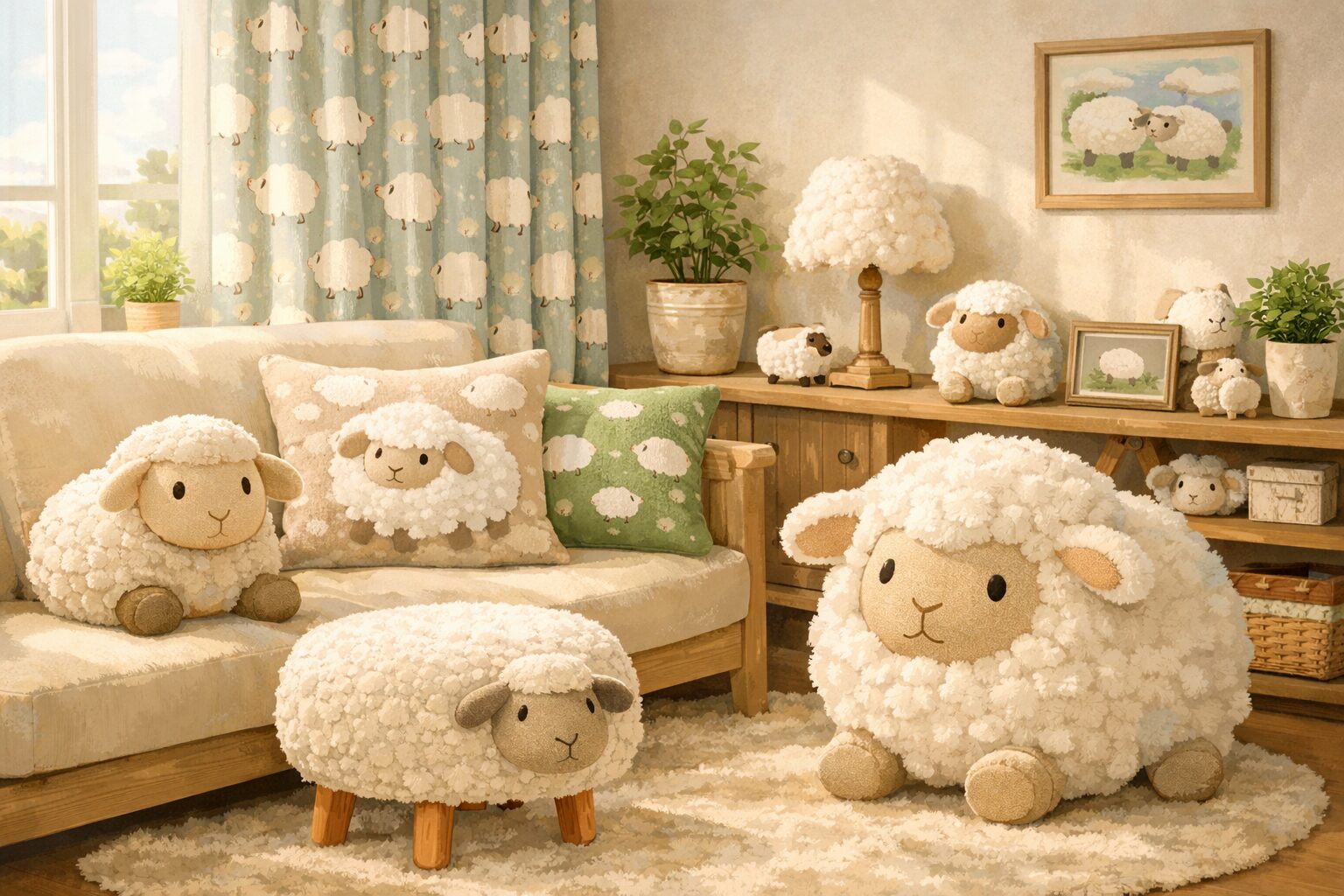 ひつじのインテリア